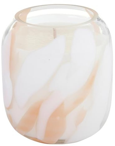 47th & Main Scented Candles Peach Mist Decorative Glass Candle for Home Decor, 3.25 Dia x 4 Tall, Blood Orange & Conifer