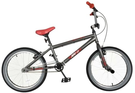 XN-11 20 Kids BMX Single Speed - Graphite Grey/Red