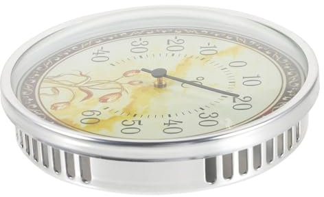 Mipcase Thermomètre Mural Précis Pour Sauna Et Intérieur Indicateur Température Stable Outil De Mesure Adapté Chambre Et Jardin