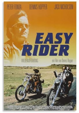Easy Rider, poster di film culto classico, poster cinematografico (13) opere d'arte su tela, decorazione artistica da parete, poster per la casa, 30 x 45 cm