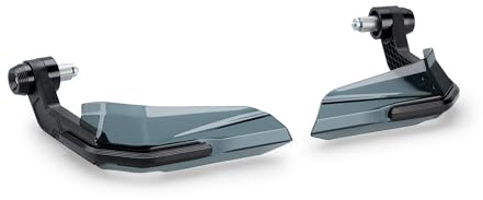 Puig 22056N Paramanos Avant handskydd set med M6 skruv och rökavvisare, aerodynamisk design och motorcykelskydd, perfekt för rutter och ogynnsamma förhållanden, svart