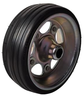 Aanhangwagendirect 230x80 mm Ersatzrad für Stützrad mit Stahlfelge