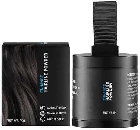 Polvo para Raíz del Cabello,Cobertor de Raíces en Polvo 10g - Relleno Capilar Frente Diario Unisex Hogar Exterior Trabajo Salón