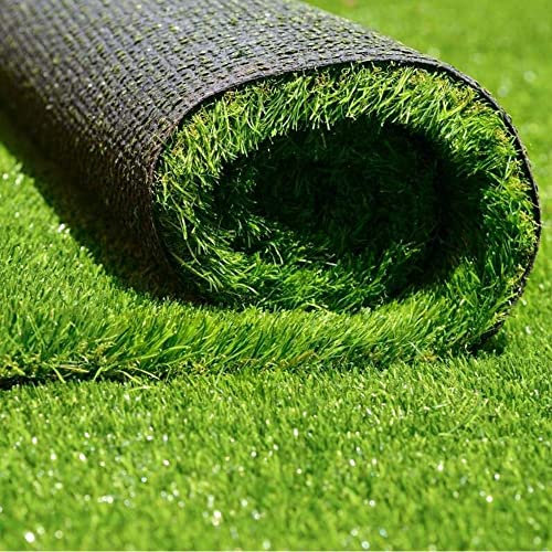 Realistic Natural Looking Artificial Grass Astro Turf Medium Length Pile for Roofs Gardens Patios & Lawns (1 Roll Artificial Grass)