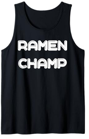 Comedor de Sopa de Fideos Ramen Champ Camiseta sin Mangas