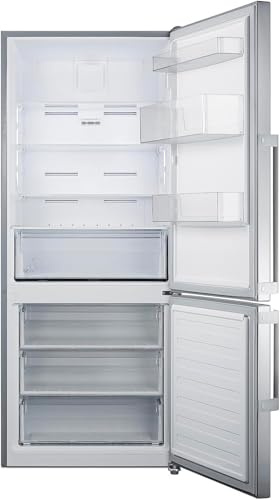 Litluzecozy Full Sized Electrical appliances Freezer Refrigerator 3 French Door Refrigerator Energy Star, LED Lighting, Stainless Steel
