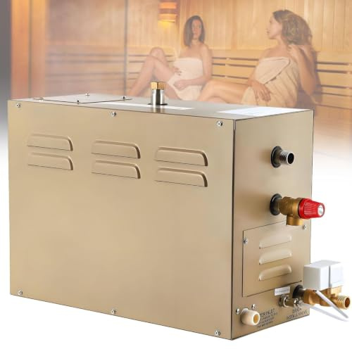 Kit generatore di vapore per bagno turco domestico, sistemas anticalcare con scarico automatico, ugello per vapore aromaterapico, pannello di controllo touch LCD per doccia a vapore privata 6KW
