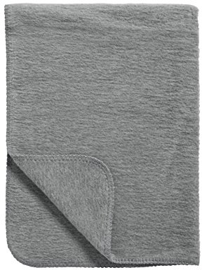 Meyco Baby Babydecke - 100x150cm - gewebte Kuscheldecke - 100 % Bio Baumwolle - Oeko Tex zertifiziert - kuschelig weich - Sommer & Winter - Made in Germany - Grau