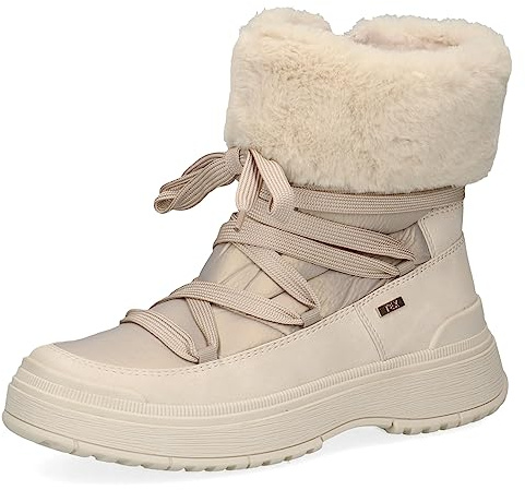 CAPRICE 9-26214-41, Bota a la altura de la pantorrilla para Mujer, Beige (Beige Comb), 37 EU