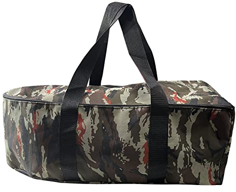 KOCAN Sac de transport pour bateau à appâts de pêche, sac de rangement imperméable pour bateaux de pêche, Camouflage, camouflage