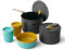 SEA TO SUMMIT - Frontier Two Pot Cook Set - Ultraleichtes Camping Kochset - 2 Personen, 6-teilig - Antihaft-Töpfe 2L & 3L + Siebdeckel + Schüsseln & Becher - BPA-frei - harteloxiertem Aluminium - 830g