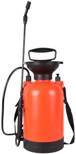 HYCHIKA Garden Sprayers 5 Litre Pressure, Pump Sprayer 5l Spray Pump Pressure Sprayer, Continuous Spray Function, Adjustable Nozzle, Relief Valve, for Garden, Orchard, Yard and Agriculture