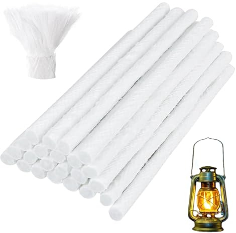 24 stycken glasfibervekar glasfiber veke, reservvekar av glasfiber, ljusveke fackla veke, grindar, veke för oljelampor, för vinflaskor, facklor, terrassbelysning, oljelampor