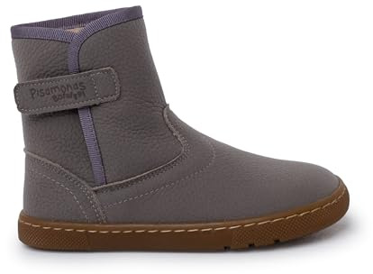 Pisamonas Stivaletti Pelle Barefoot Pelliccia Tipo Agnello Misurare 25 Colore Grigio
