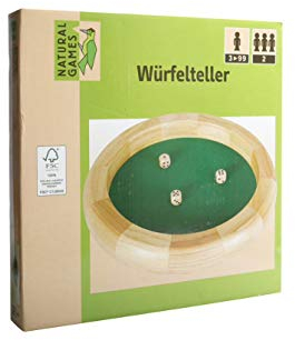 VEDES Großhandel GmbH - Ware 0061909401 Natural Games Würfelteller Ø30 cm