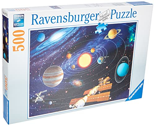 Ravensburger 14775 Puzzle 500 Solar System, Multicoloured, One Size