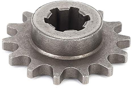 Qiilu Per pignone mini cross 13 denti pignon 14 dents pignon 14 dents Pignone cambio, pignone cambio per tempi ATV Quad adatto per Dirt Pocket Mini Motocicletta(14 denti) adatto