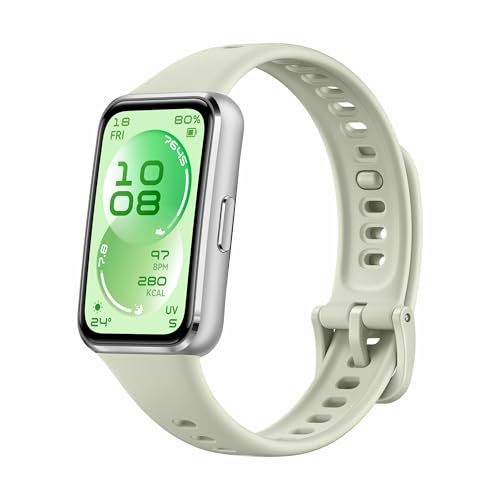HUAWEI Band 11 Smartwatch, 1,62″ AMOLED 1500 Nits, Rastreador de Actividad, Frecuencia Cardíaca y SPO₂, hasta 14 Días Autonomía, Bienestar Emocional, Resistencia Agua, Bluetooth, Android & iOS, Verde