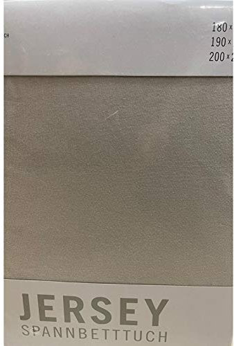 schlafgut Spannbettlaken aus 100% Baumwolle (hellgrau)