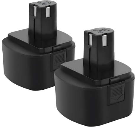 2-Pack Replacement Lincoln Battery, 12V 4000mAh Ni-MH, Rechargeable Battery with Higher Safety & Longer Runtime - Compatible with Lincoln LIN-1200, LIN-1201, LIN-1240, LIN-1242, LIN-1244 Grease Guns