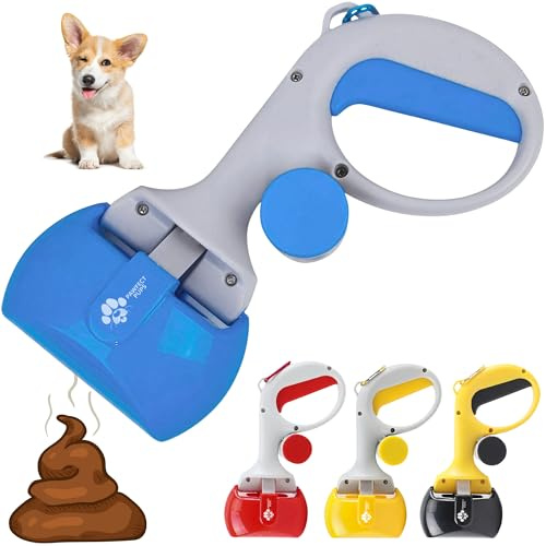 Pawfect Pups Dog Pooper Scooper for Small & Medium Dogs, 10â x 5â Lightweight Poop Scooper with Ergonomic Comfort Grip, Non-Stick Surface, Portable & Easy to Clean