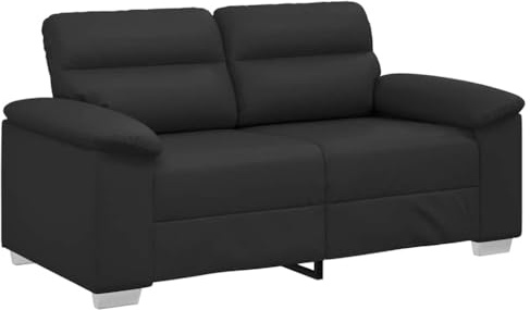 vidaXL Canapé 2 Places Noir 160x81x84 cm Similicuir