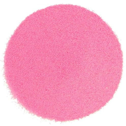 GRAN VELADA Sable fin rose fluo 1 kg Idéal pour l'artisanat et la décoration de mariage Couleur intense et polyvalente Laissez libre cours à votre imagination