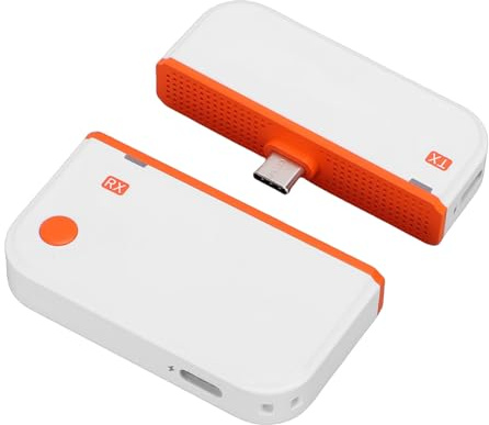 Cuifati Typ C Trådlös HDMI-sändare och Mottagare, 50M, 4K Decode Input 1080P @60Hz Output, Plug & Play 5G för Telefon, Surfplatta, Bärbar Dator, PC Till Bildskärm, Projektor, TV