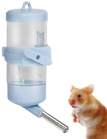 Dispensador de Agua para hámster Bebedero de Jaula de 80 ml a Prueba de