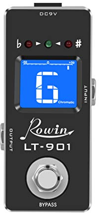 Rowin Tuner Pedal High Precision Chromatic Guitar Tuners Pedal True Bypass