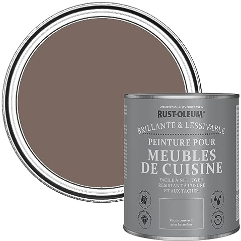 Rust-Oleum Brown Kitchen Cupboard Paint in Gloss Finish - River’s Edge 750ml