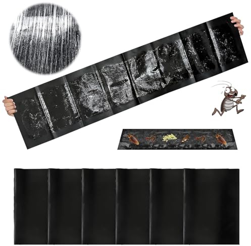 SPERMUOY pièges à colle, lot de 6 pièges à colle pour cafards, pièges à cafards pour lutte contre les parasites, piège à colle gril pour insectes nuisibles