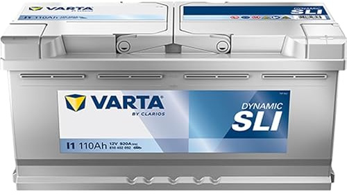 VARTA Batería 110, Ah 920, A/EN 610402092K262 L 393mm B 175mm H 190mm Compatible con VW Touareg 7LA, 7L6, 7L7, OPEL Movano B Furgón X62 Movano B Bus X62 Movano B Caja/Chasis X62, AUDI A4 B8 Avant