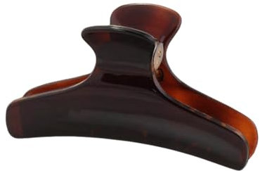 Righe e Pois, Pince à cheveux femme de coiffeur en ABS plastique marron tortue 8 cm Made in France Hair Clip pince à cheveux 1 unité