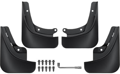 Psdndeww Protectores De De Gran Resistencia Resistencia a La Intemperie Precisión Protección contra Salpicaduras Instalación Sencilla para Protección contra Barro En Vehículo