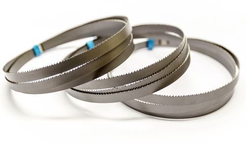 Pack de 3 hojas de sierra de cinta Premium M42 HSS bimetálicas 1735 x 13 x 0,65 mm con 14/18 dientes por pulgada (TPI) - para metal, acero, aluminio, metales no ferrosos y aleaciones ligeras