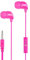 Music Sound | ÉCOUTEURS Fullcolor Intra-Auriculaires | Écouteurs Intra-Auriculaires Stéréo avec Fil et Microphone Intégré - Connecteur Jack 3.5 mm - Câble Anti-enchevêtrement de 1,2 m - Couleur Rose