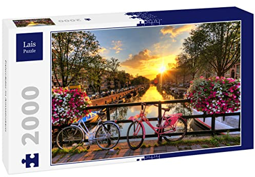 Lais Puzzle Fahrräder in Amsterdam 2000 Teile