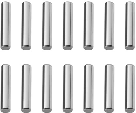 Create idea 30PCS RC Wheel Hex Drive Adattatore Pin Compatibile con 1/10 Rc Car 12mm Hex Hub per RC Ricambio RC Auto Parti di Aggiornamento Auto Metallo Argento