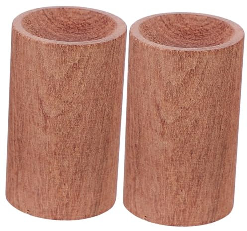 minkissy 2 STK Diffusor Für Ätherische Öle Holzverkleidung Luftdiffusor Für Auto Reiseluftbefeuchter Autoduft Holz Diffusorflaschen Für Ätherische Öle Rot Rosenholz Ornamente Parfüm Reisen