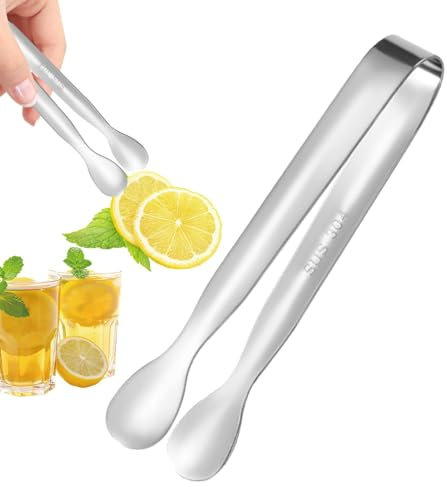 Pinze per dolci – Pinze per zucchero a velo, pinze per servire alimenti in acciaio inox, pinze per dolci per dolci, pinze per snack durevoli,