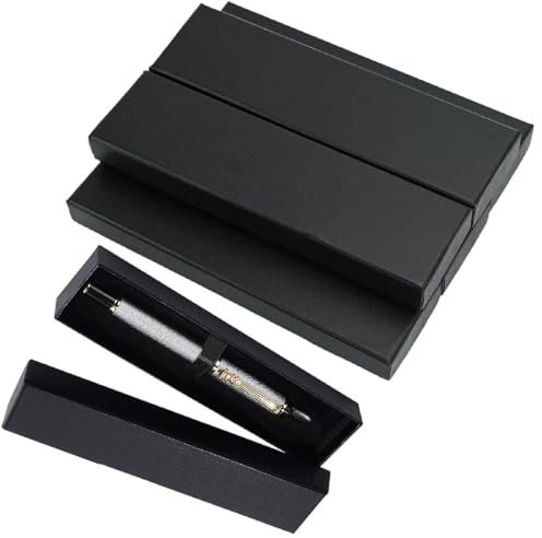 Boîte Cadeau de Stylo Vide,6 Pcs Coffret Cadeau pour Stylo Coffret pour Simple avec Coussin pour Présentation Emballage Fournitures de Bureau