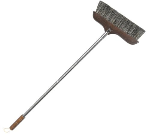 SEWOART Spazzola per Pavimenti Esterni Manico Lungo Realizzata in Legno e Setole Durevoli per Pulizia Facile sotto i Mobili Angoli per Appendere