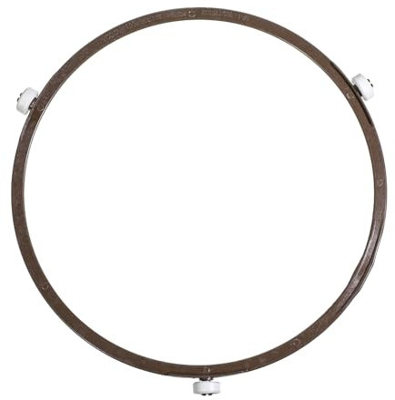 7.5 Inch Microwave Turntable Ring Microwave Oven Tray Roller Rings Spinner Replacement Parts Glass Plate Rotating Roller Ring Microwaves Oven Tray Support(0.55in High)