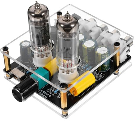 TEHAUX Preamp Amplifier Board de Tubo de Vacío HiFi para Audio Estéreo DIY Compatible con Sistemas de Cine Casa Sonido sin Distorsión Fácil Instalación y Portátil