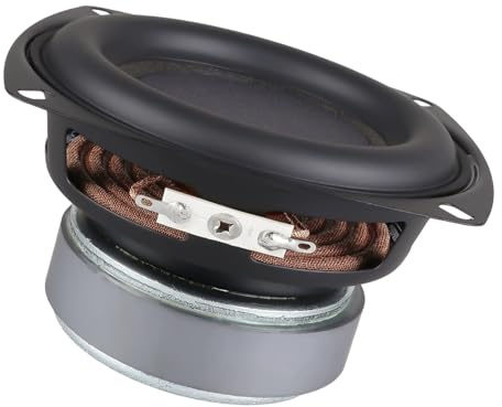 Rudiaoa 2. 4Inch High Power Woofer 30W 4Ohm 25Core Neodymium Bass ABS Metal Housing Full Sound Woofer