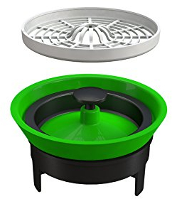 Bonomini - Valve Mécanique Anti Retour Anti Odeur - en Silicone - Pour Les Tuyaux de Douche de 75 à 80 MM - Gris/Vert