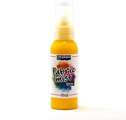 Zita's Creative Textilfarben Spray 50ml - gelb. Textilspray, Textilfarbe, Bastelfarbe, Textil Sprühfarbe, Fabric Mist