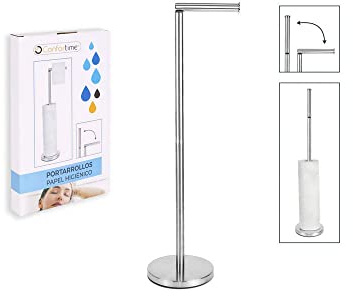 CONFORTIME PORTARROLLOS PAPEL HIGIENICO ACERO marca