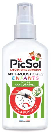 PicSol Spray anti-moustiques Enfants actifs 100% naturels